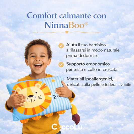 NinnaBoo® Il Cuscino Calmante della Buonanotte