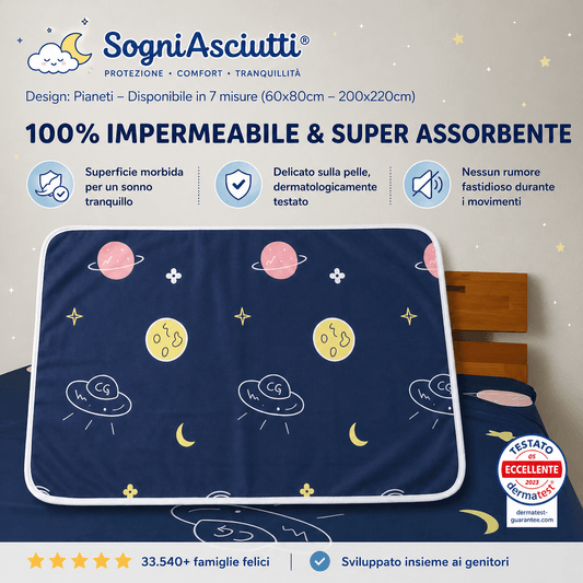 Coprimaterasso Assorbente SogniAsciutti®